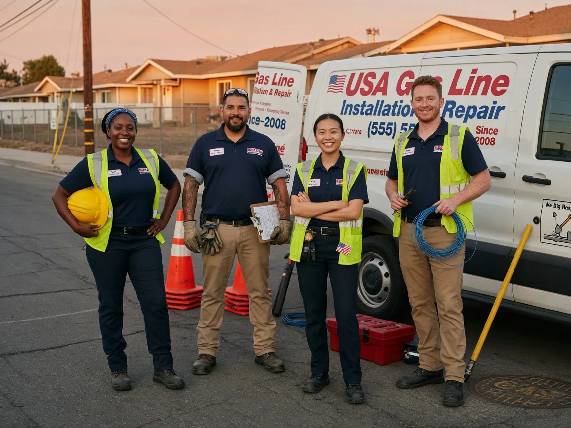 Gas Line Installation company in Sublette, IL
